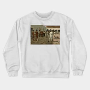 The Mier Expedition - The Drawing of the Black Bean by Frederic Remington Crewneck Sweatshirt